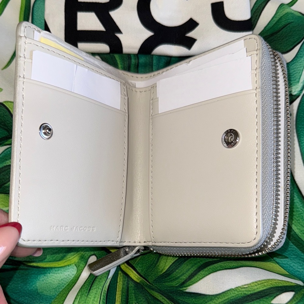 Marc Jacobs Metallic Silver Wallet - image 2